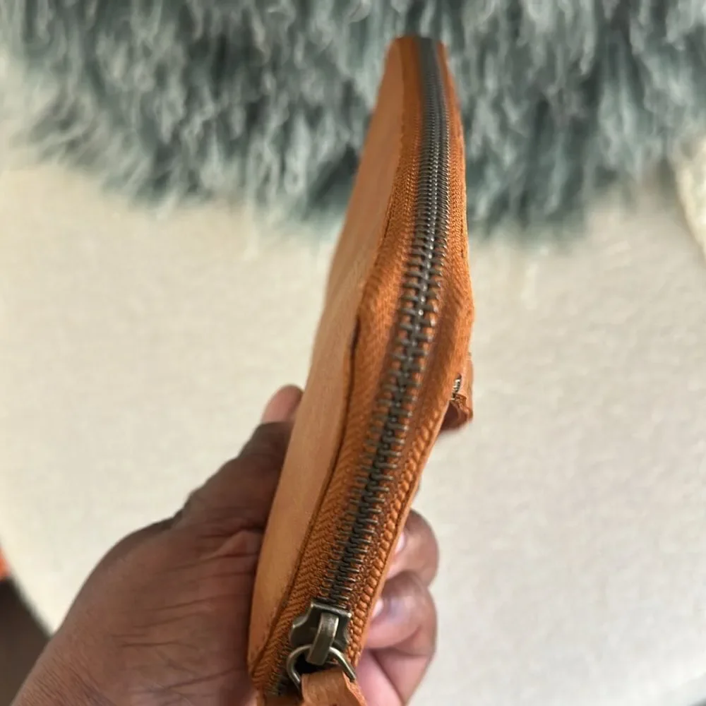 Free People Vegan Leather Wallet Wristlet